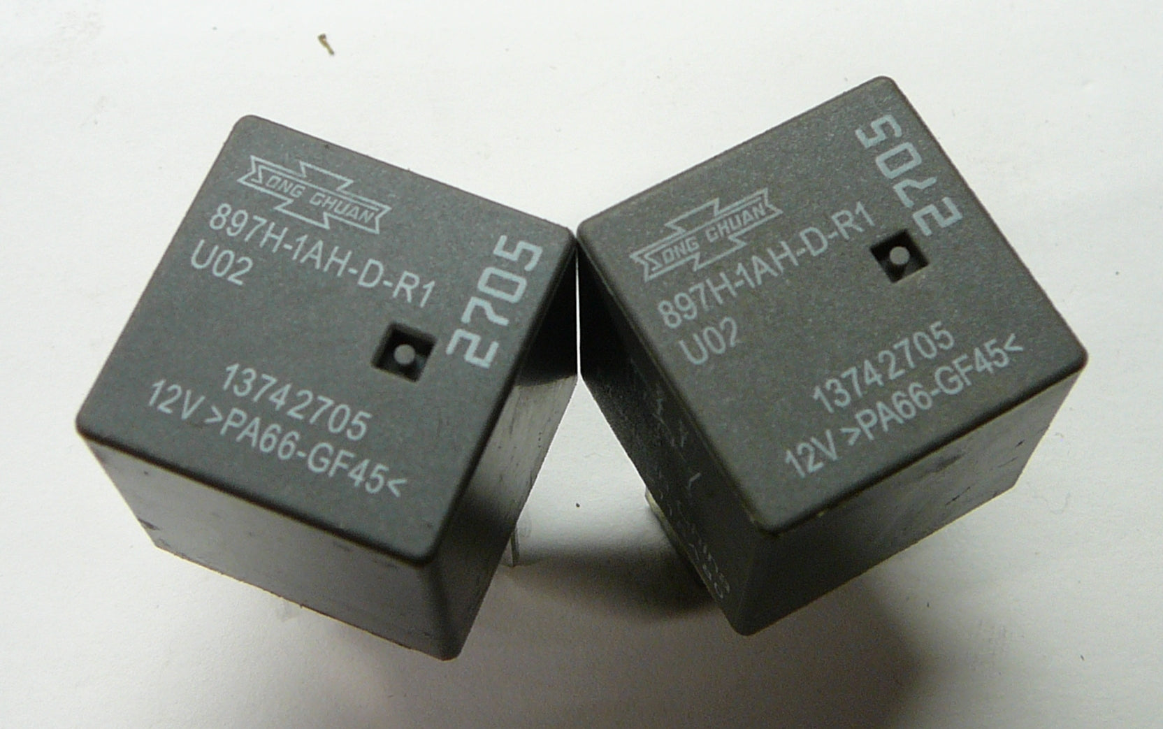 RELAY SET 13742705 897H-1AH-D-R1 OEM TESTED 1 YEAR WARRANTY  C1