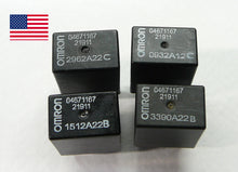 CHRYSLER DODGE 4 PIECE RELAY SET OMRON 04671167 21911 TESTED 1 YEAR WARRANTY OEM