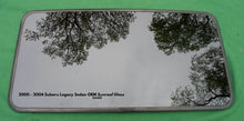 00 01 02 03 04 SUBARU LEGACY SEDAN OEM FACTORY SUNROOF GLASS FREE SHIPPING! - RarePartsFinder.Com