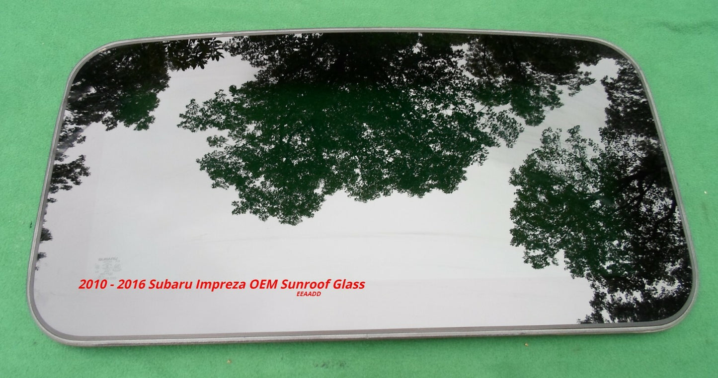 10 11 12 13 14 15 16 SUBARU IMPREZA OEM SUNROOF GLASS PANEL 65430-FJ000