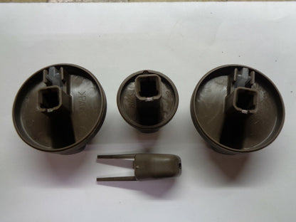 1998 - 2002 TOYOTA COROLLA AC HEATER CLIMATE CONTROL KNOB SET OEM FREE SHIPPING!