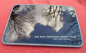 2002 BUICK RENDEZVOUS YEAR SPECIFIC SUNROOF GLASS NO ACCIDENT OEM FREE SHIPPING!