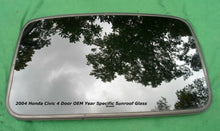 2004 HONDA CIVIC 4 DOOR YEAR SPECIFIC SUNROOF GLASS OEM FREE SHIPPING - RarePartsFinder.Com