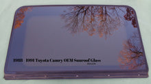 1988 1989 1990 1991 TOTOYA CAMRY OEM SUNROOF GLASS PANEL FREE SHIPPING - RarePartsFinder.Com
