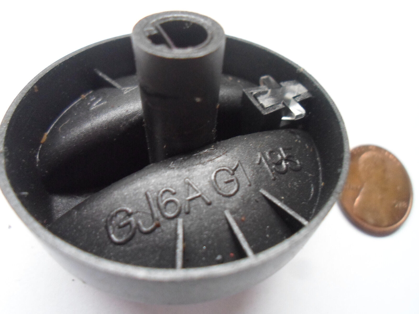 2003 THRU  2008 MAZDA 6 SILVER CLIMATE CONTROL KNOB GJ6AG1195 OEM - RarePartsFinder.Com