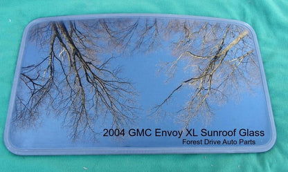 2004 GMC ENVOY XL YEAR SPECIFIC SUNROOF GLASS OEM NO ACCIDENT FREE SHIPPING - RarePartsFinder.Com