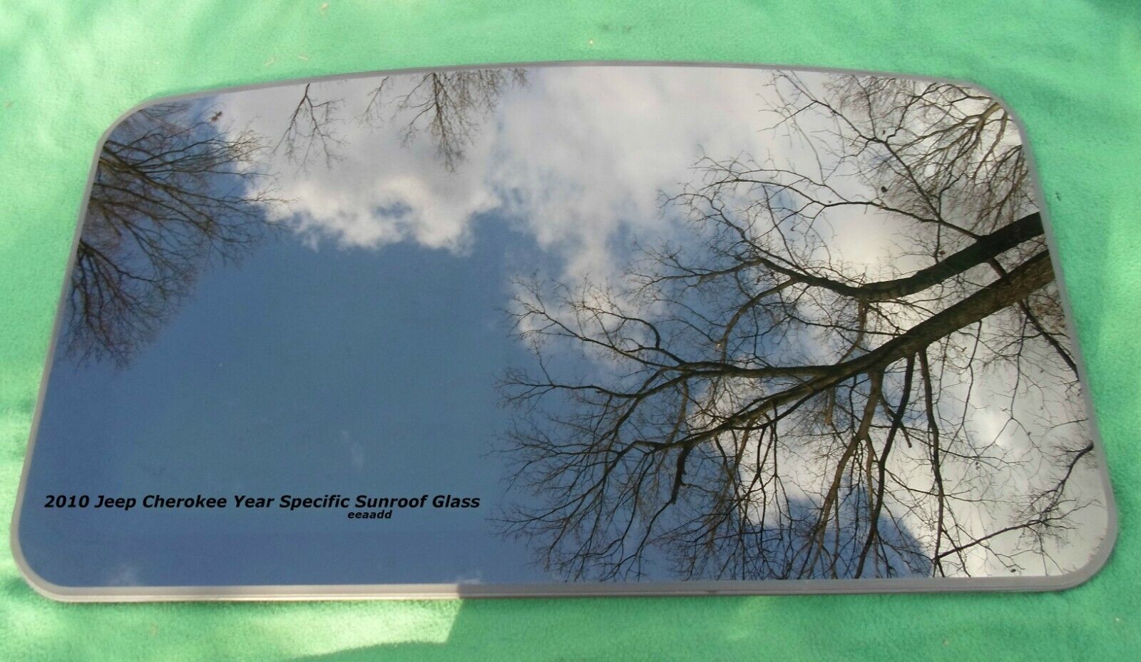 2010 JEEP CHEROKEE  YEAR SPECIFIC OEM FACTORY SUNROOF GLASS  FREE SHIPPING - RarePartsFinder.Com