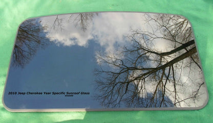 2010 JEEP CHEROKEE  YEAR SPECIFIC OEM FACTORY SUNROOF GLASS  FREE SHIPPING - RarePartsFinder.Com