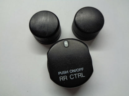 01 02 03 04 ACURA MDX  STEREO RADIO TUNER SELECTOR KNOB SET OEM 39100-S3V-A010