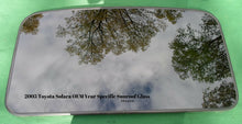 2005 TOYOTA SOLARA OEM FACTORY YEAR SPECIFIC SUNROOF GLASS  FREE SHIPPING! - RarePartsFinder.Com