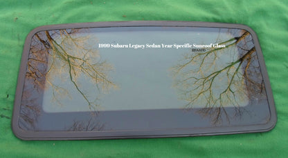 1999 SUBARU LEGACY SEDAN YEAR SPECIFIC SUNROOF GLASS OEM FREE SHIPPING! - RarePartsFinder.Com