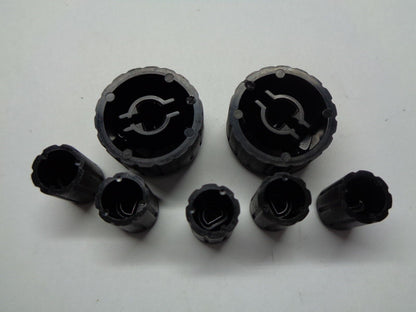 1998 - 2001 AUDI A4 A6 RADIO STEREO TUNER CONTROL KNOB SET OEM FREE SHIPPING! - RarePartsFinder.Com