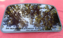 1999 MERCURY SABLE YEAR SPECIFIC  SUNROOF GLASS OEM NO ACCIDENT!  FREE SHIPPING!