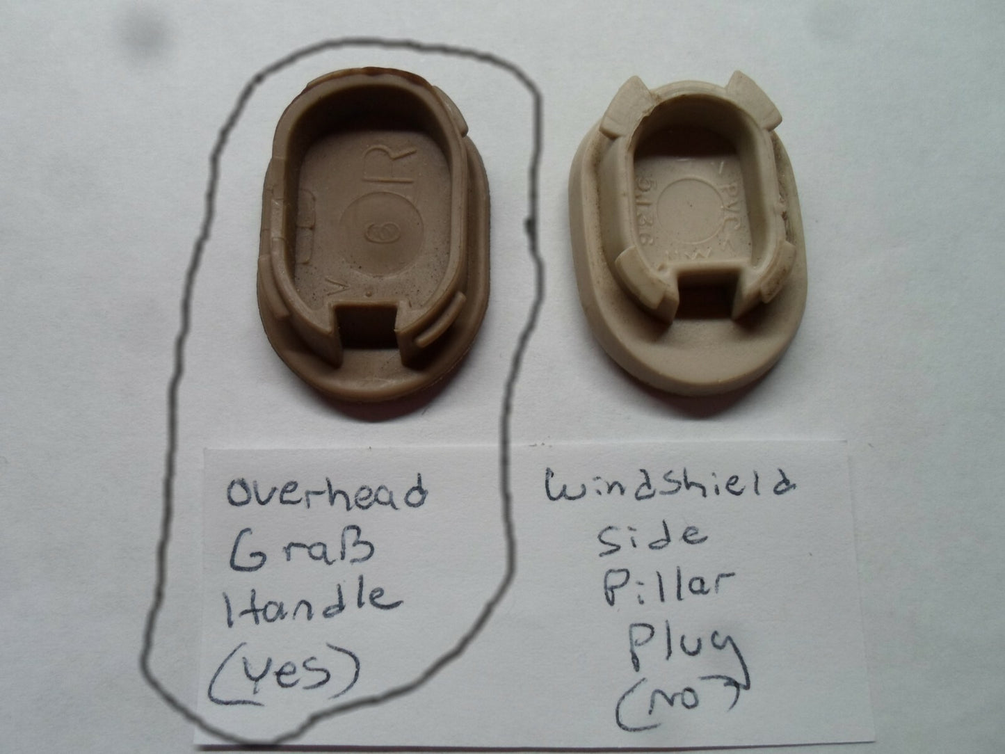 EXPEDITION R PULL/GRAB/ASSIST OVERHEAD HANDLE BOLT COVER PLUG CAP PLEASE READ!