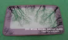 2000 NISSAN MAXIMA YEAR SPECIFIC SUNROOF GLASS OEM FACTORY PANEL FREE SHIPPING - RarePartsFinder.Com