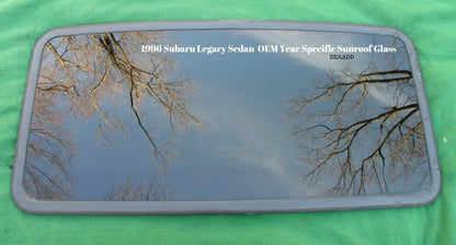 1996 SUBARU LEGACY SEDAN YEAR SPECIFIC SUNROOF GLASS OEM FREE SHIPPING! - RarePartsFinder.Com