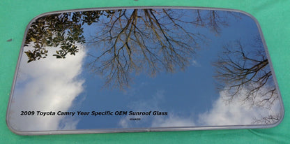 2009 YEAR SPECIFIC TOYOTA CAMRY OEM FACTORY SUNROOF GLASS FREE SHIPPING! - RarePartsFinder.Com
