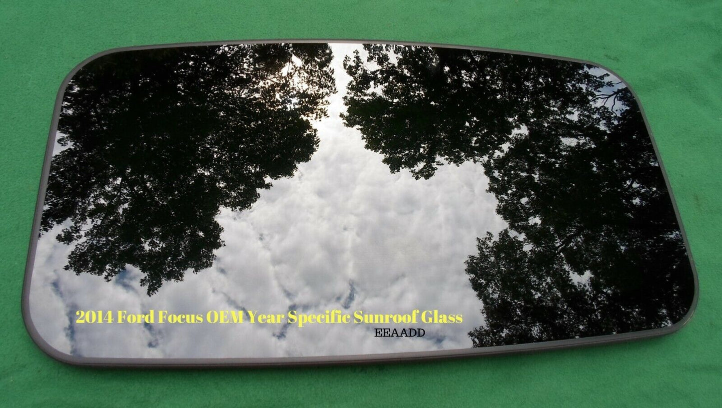 2014 YEAR SPECIFIC OEM FACTORY FORD FOCUS SUNROOF GLASS NO ACCIDENT FREE SHIP - RarePartsFinder.Com