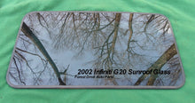 2002 INFINITI G20 YEAR SPECIFIC  SUNROOF GLASS OEM FACTORY FREE SHIPPING - RarePartsFinder.Com