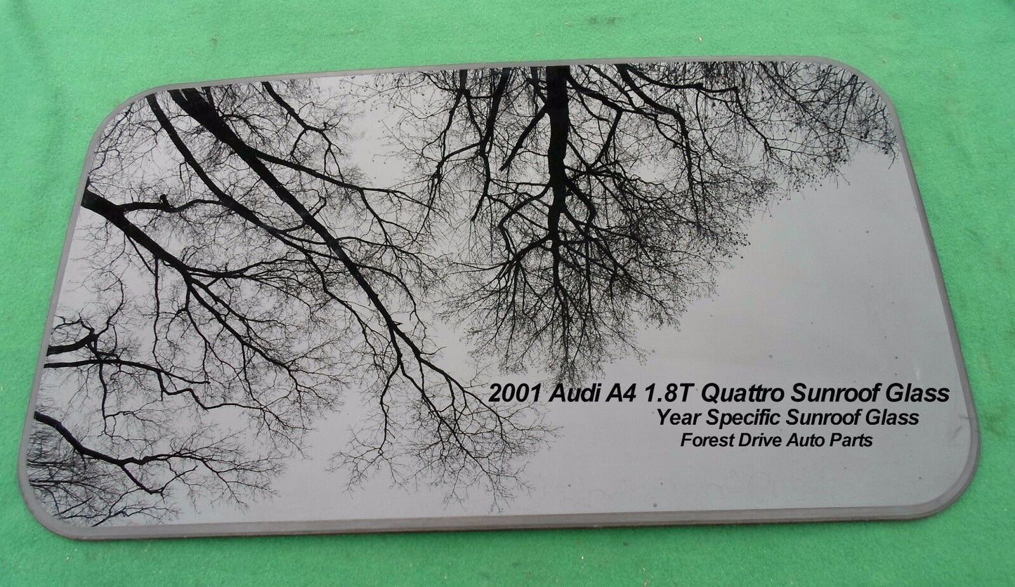 2001 AUDI A4 1.8T QUATTRO YEAR SPECIFIC SUNROOF GLASS   OEM FREE SHIPPING! - RarePartsFinder.Com