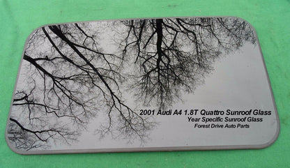 2001 AUDI A4 1.8T QUATTRO YEAR SPECIFIC SUNROOF GLASS   OEM FREE SHIPPING! - RarePartsFinder.Com
