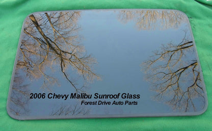 2006 CHEVY MALIBU YEAR SPECIFIC  OEM FACTORY SUNROOF GLASS FREE SHIPPING! - RarePartsFinder.Com