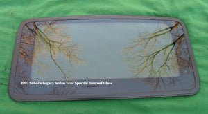 1997 SUBARU LEGACY SEDAN YEAR SPECIFIC SUNROOF GLASS OEM FREE SHIPPING!