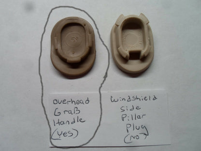 FORD F150 PULL/GRAB/ASSIST OVERHEAD HANDLE SCREW BOLT COVER PLUG CAP READ!!