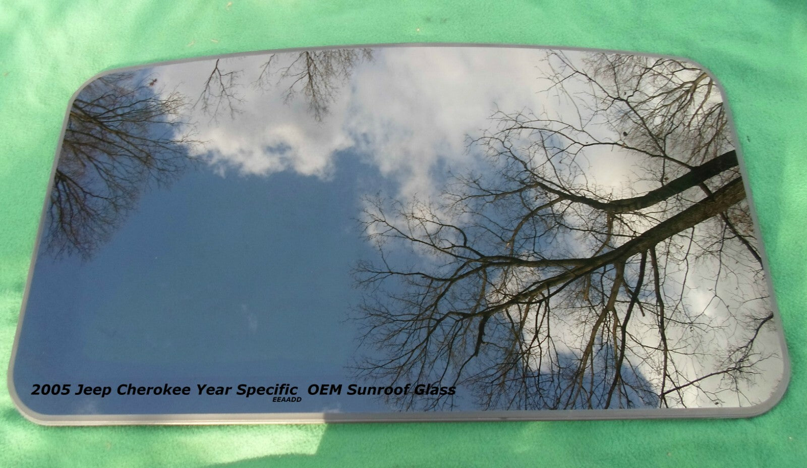 2005 JEEP CHEROKEE  YEAR SPECIFIC OEM FACTORY SUNROOF GLASS  FREE SHIPPING - RarePartsFinder.Com