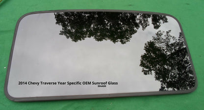 2014 CHEVY TRAVERSE OEM FACTORY YEAR SPECIFIC SUNROOF GLASS PANEL FREE SHIPPING! - RarePartsFinder.Com
