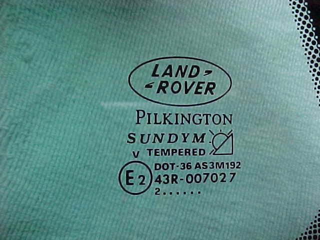 2003 2004 2005 LAND ROVER FREELANDER  Driver Quarter Glass 43R-007027 OEM - RarePartsFinder.Com
