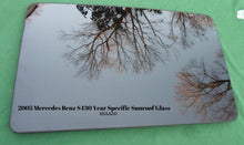 2005 MERCEDES BENZ S430 YEAR SPECIFIC SUNROOF GLASS PANEL OEM FREE SHIPPING! - RarePartsFinder.Com