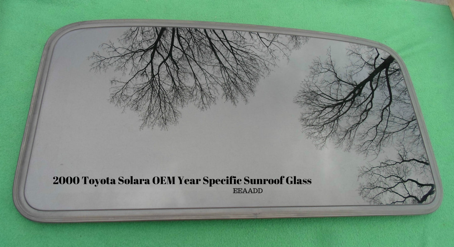 2000 TOYOTA SOLARA YEAR SPECIFIC OEM FACTORY SUNROOF GLASS FREE SHIPPING!