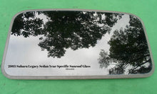 2005 SUBARU LEGACY SEDAN YEAR SPECIFIC FACTORY SUNROOF GLASS FREE SHIPPING - RarePartsFinder.Com