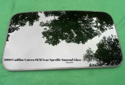 2000 CADILLAC CATERA YEAR SPECIFIC OEM FACTORY SUNROOF GLASS OEM FREE SHIPPING! - RarePartsFinder.Com