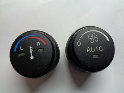 08 09 10 VOLVO S40 C70 V50 OEM AC HEATER HVAC CLIMATE CONTROL KNOB SET FREE SHIP