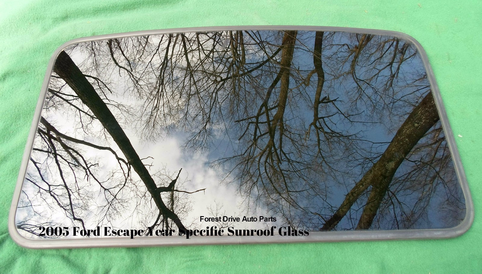 2005 FORD ESCAPE YEAR SPECIFIC OEM FACTORY SUNROOF GLASS PANEL FREE SHIPPING! - RarePartsFinder.Com