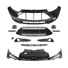 Complete Front Bumper Grille Kit W/ Fog Light Fits 2013 2014 Ford Focus ST Model