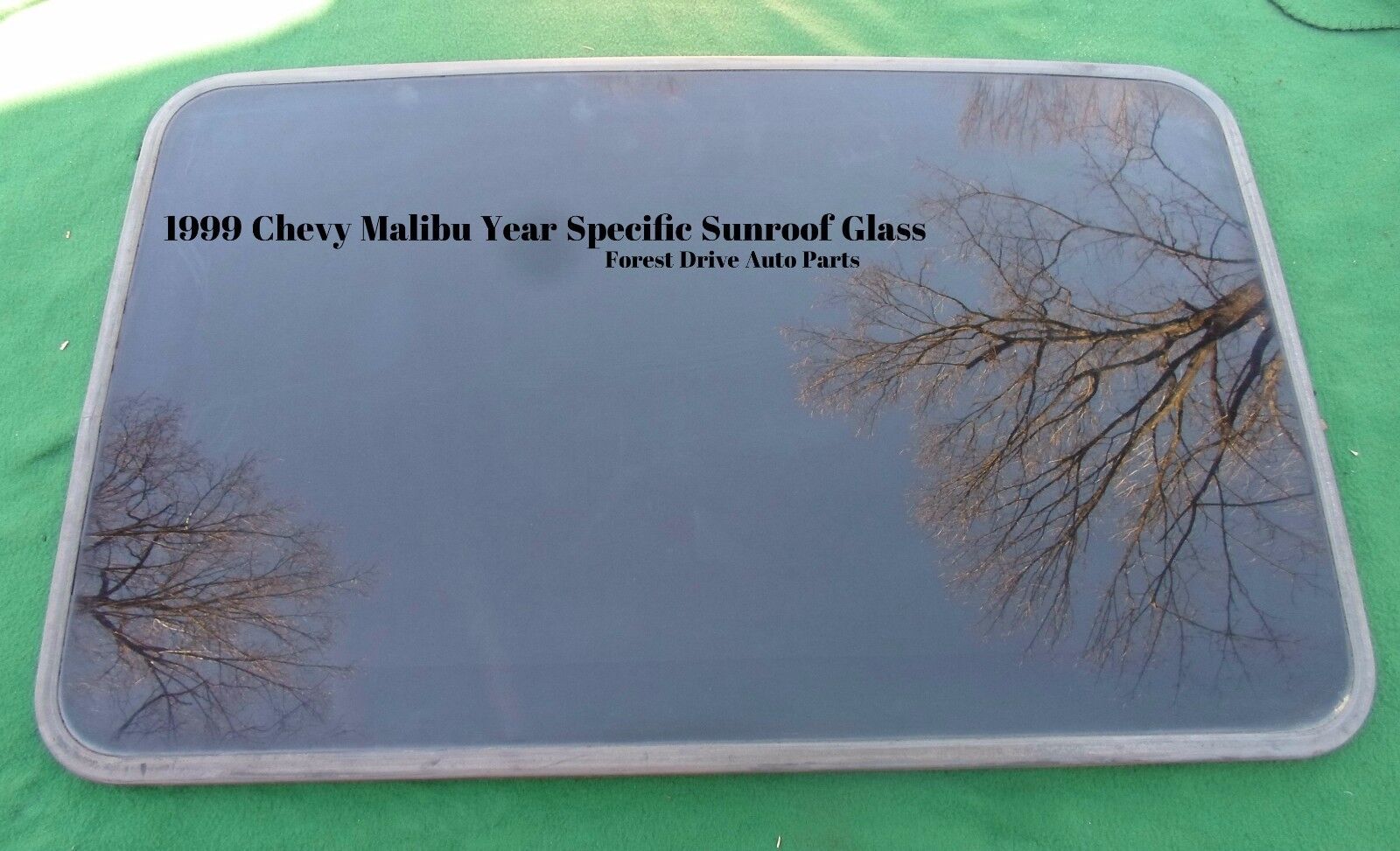 1999 CHEVROLET MALIBU OEM FACTORY YEAR SPECIFIC SUNROOF GLASS   FREE SHIPPING! - RarePartsFinder.Com