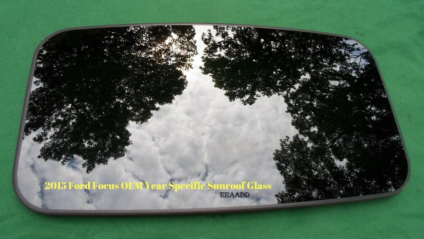 2015 YEAR SPECIFIC OEM FACTORY FORD FOCUS SUNROOF GLASS NO ACCIDENT FREE SHIP - RarePartsFinder.Com