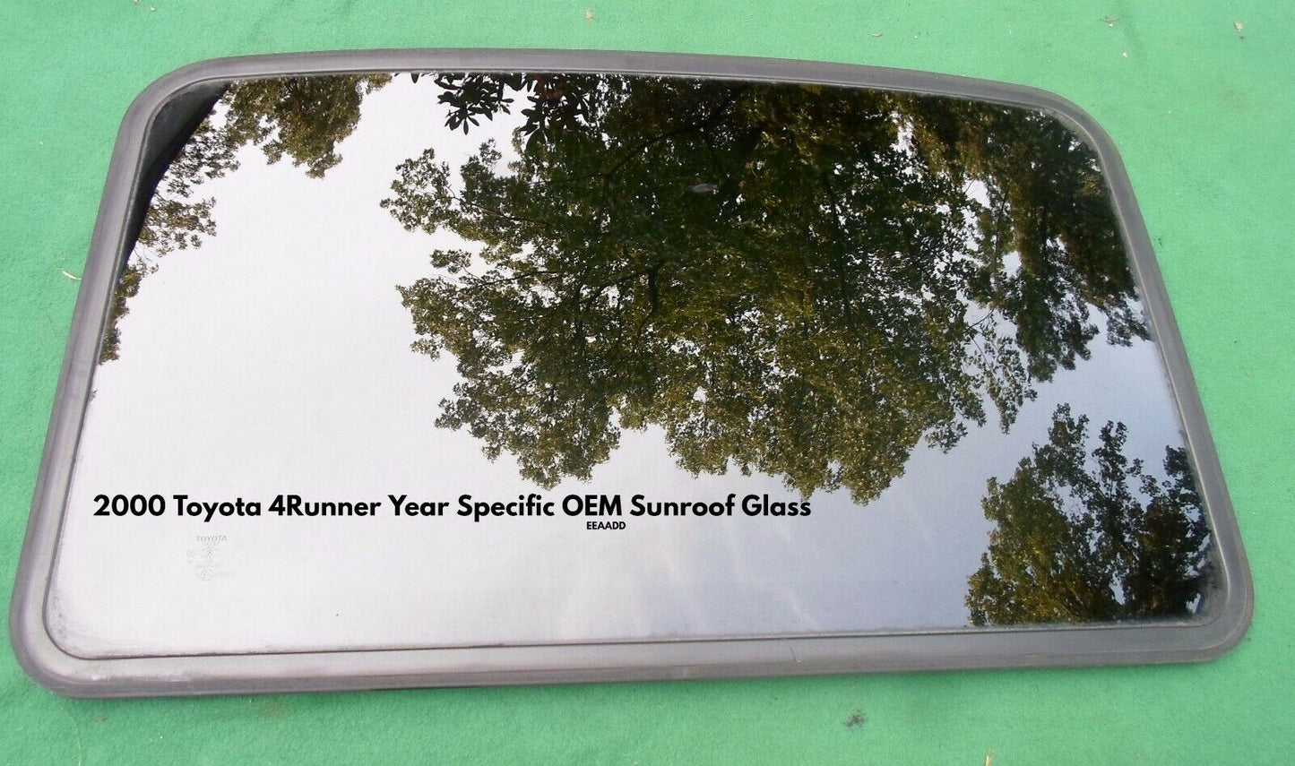 2000 TOYOTA 4RUNNER  YEAR SPECIFIC SUNROOF GLASS OEM  FACTORY FREE SHIPPING! - RarePartsFinder.Com