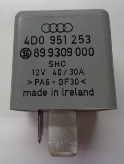 AUDI VW 4D0 951 253 372 RELAY TESTED 1 YEAR WARRANTY OEM A18 - RarePartsFinder.Com