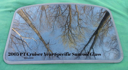 2005 CHRYSLER PT CRUISER YEAR SPECIFIC FACTORY OEM SUNROOF GLASS FREE SHIPPING! - RarePartsFinder.Com