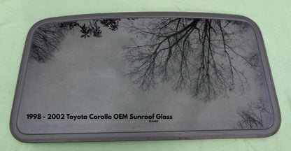 98 99 00 01 02 TOYOTA COROLLA SUNROOF GLASS OEM  FACTORY