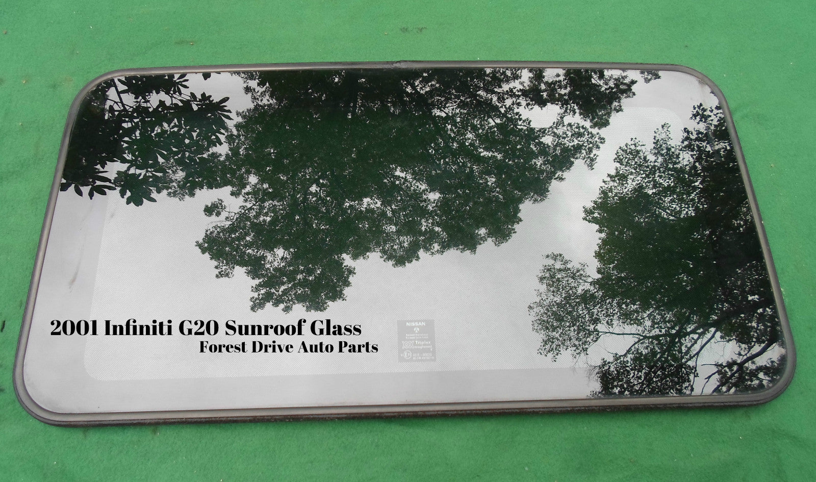 2001 INFINITI G20 YEAR SPECIFIC OEM FACTORY SUNROOF GLASS  FREE SHIPPING