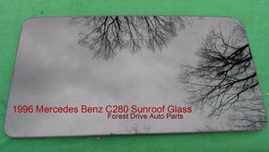 1996 MERCEDES BENZ  C280 YEAR SPECIFIC SUNROOF GLASS  OEM FREE SHIPPING