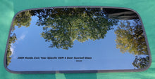 2009 HONDA CIVIC 4 DOOR YEAR SPECIFIC SUNROOF GLASS OEM FREE SHIPPING - RarePartsFinder.Com