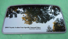 2004 TOYOTA AVALON YEAR SPECIFIC SUNROOF GLASS OEM FACTORY  NO ACCIDENT! - RarePartsFinder.Com