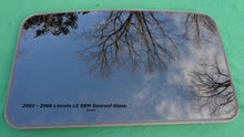 2003 - 2006 LINCOLN LS OEM SUNROOF GLASS 3W4Z-54500A18-AA