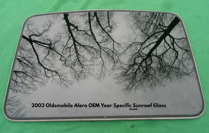 2003 OLDSMOBILE ALERO YEAR SPECIFIC SUNROOF GLASS NO ACCIDENT OEM FREE SHIPPING! - RarePartsFinder.Com